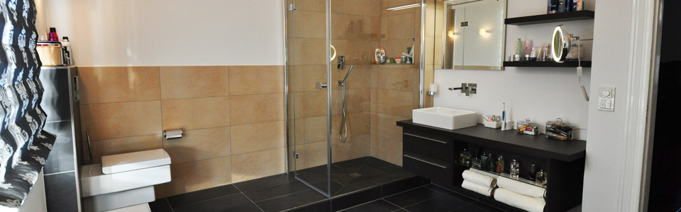 Neu gestaltetes Badezimmer